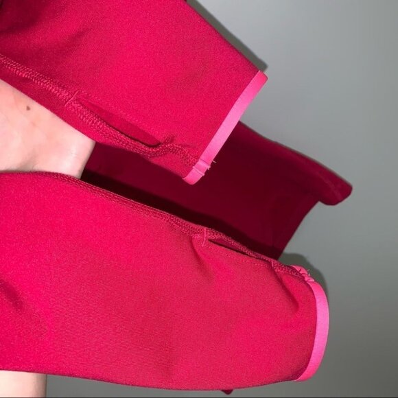 Nike Sweater Women’s Size Medium Magenta  Pink 1/2‎ Zip Long Sleeve Light Jacket - Picture 4 of 9